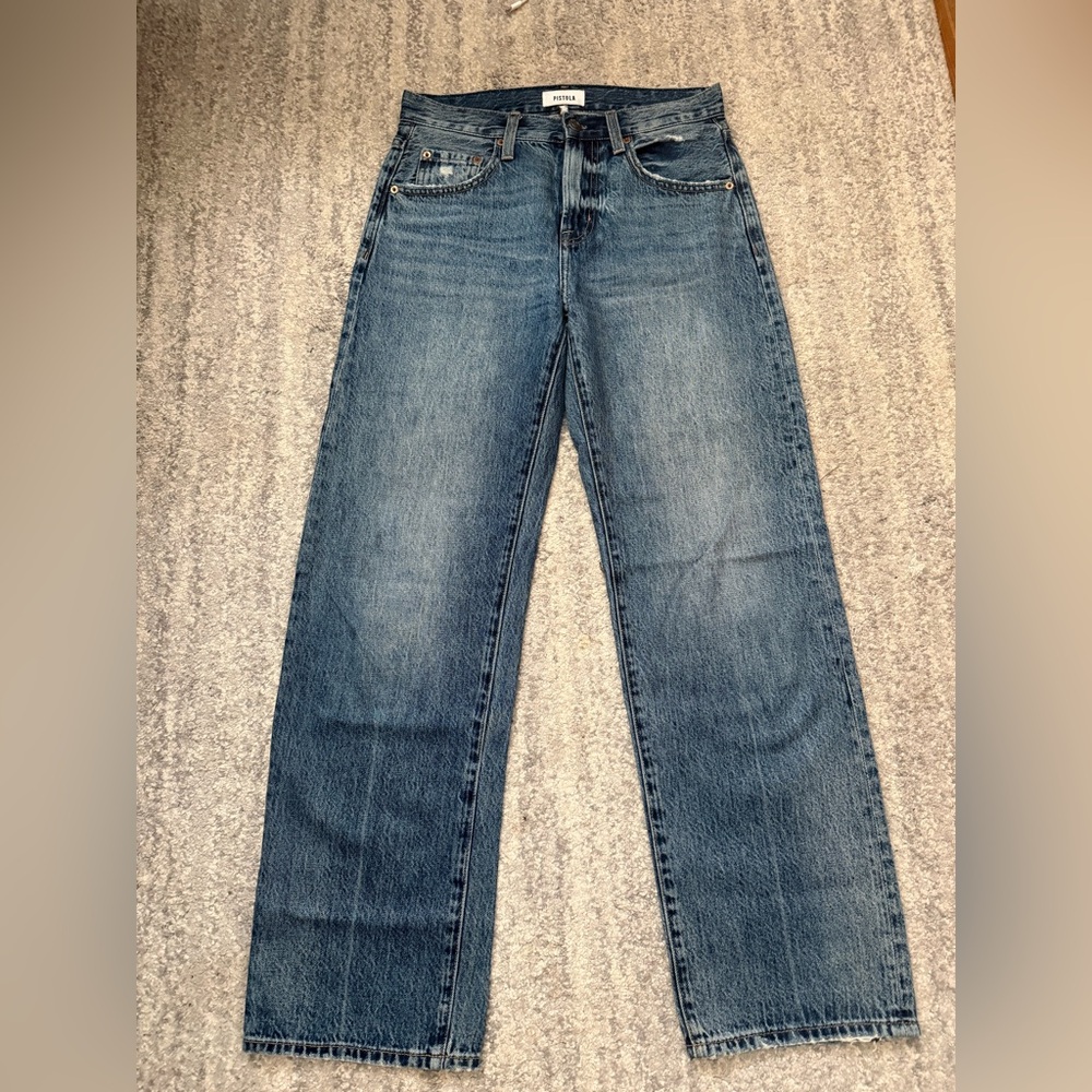 Pistola Lexi Midrise Straight Leg Jeans